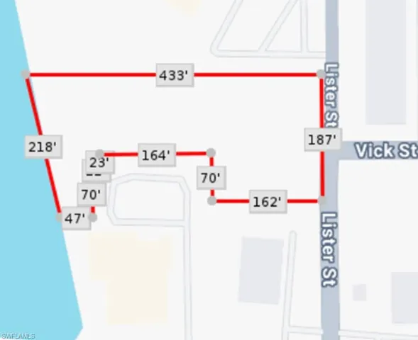 Easy access to Edgewater, US-41, Kings Hwy, Harborview, Punta Gorda and I-75. Medical office abuts south property line. Waterfront access to canal.