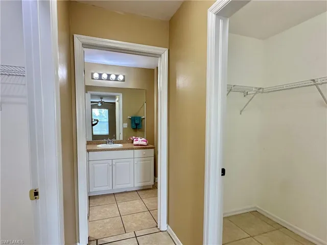 Entryway to Primary Walk In Closets and Bath