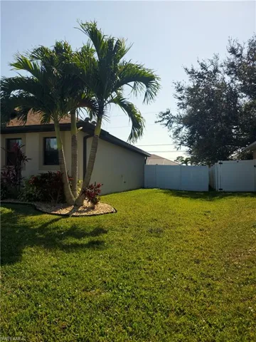 Right side of the home