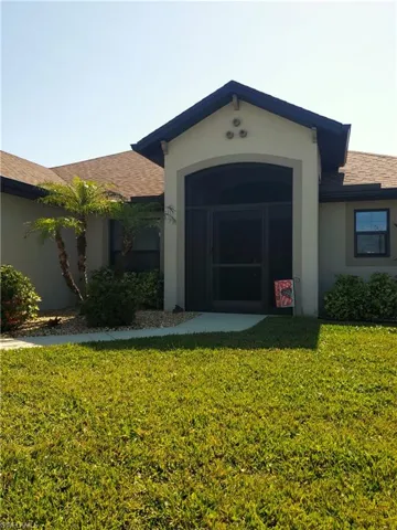 Screened entry