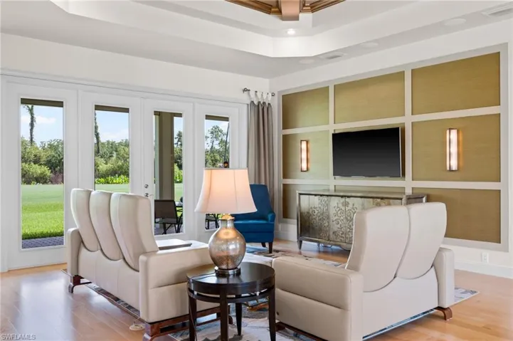 Large great room with french doors to lanai, All doors and window are impact/hurricane.