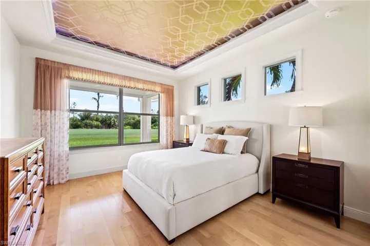 Primary Bedroom with lighted tray ceiling