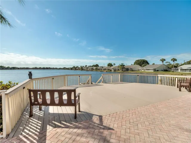 Dock area featuring a deck and 37-acre spring-fed lake
