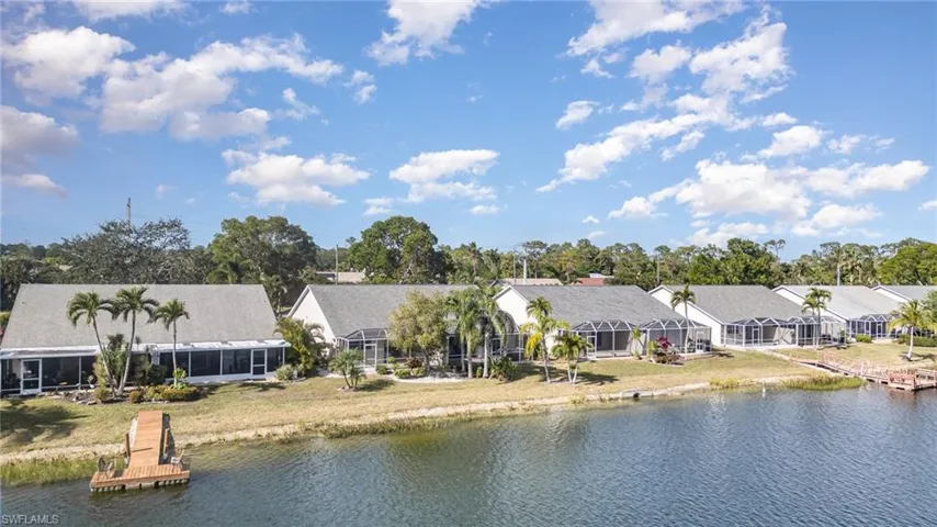 Back of home and lake