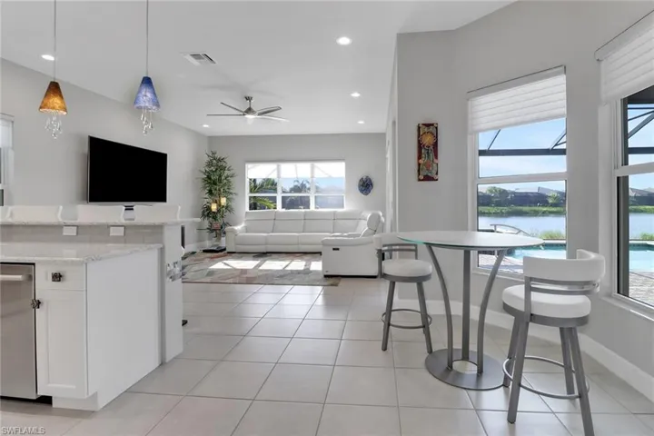 Casual eating area