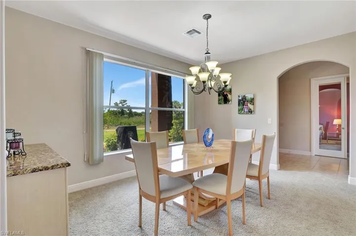 Elegant dining room