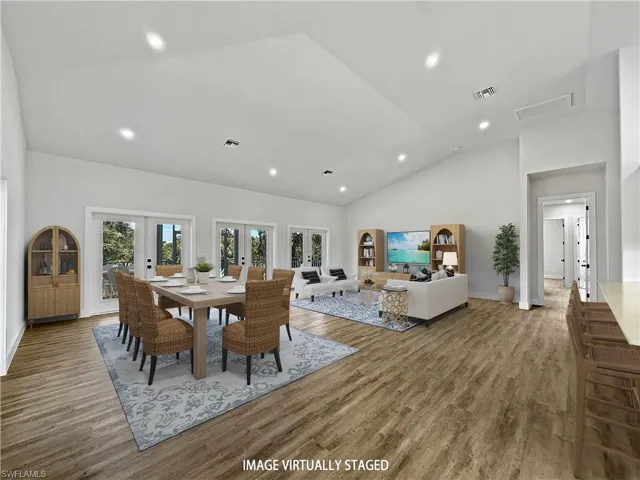 Great Room virtually staged
