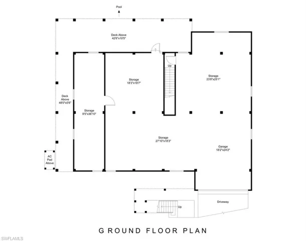 View of floor plan / room layout