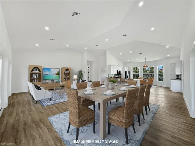 Great Room virtually staged