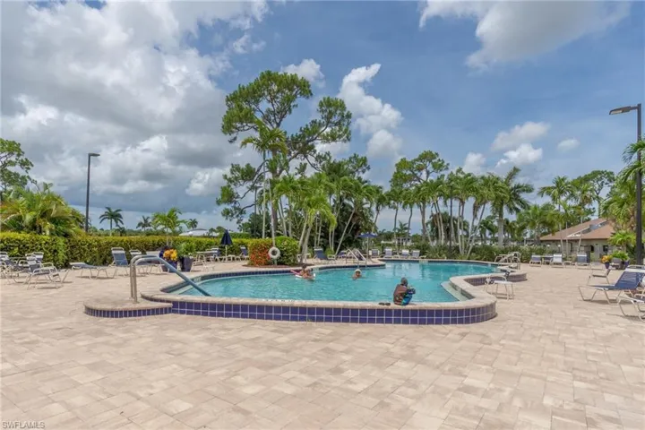 Main community pool at the club house and restaurant besides the other 9 satelite pools