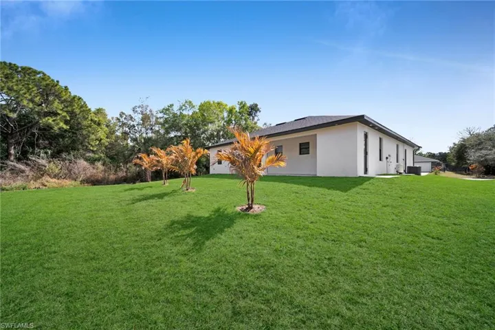 View of green lawn