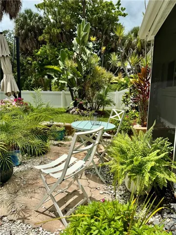 Seating area for watching sunset views