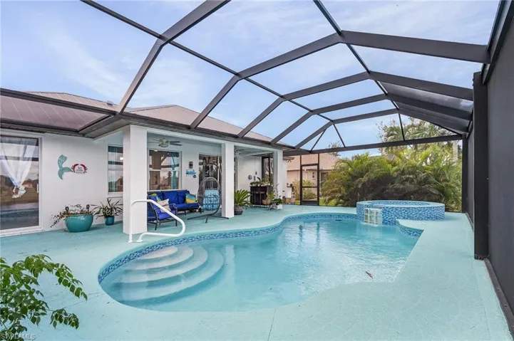 Pool Deck is now a grayish/ blue color.  Check out last two pictures for reference.