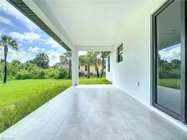 View of patio