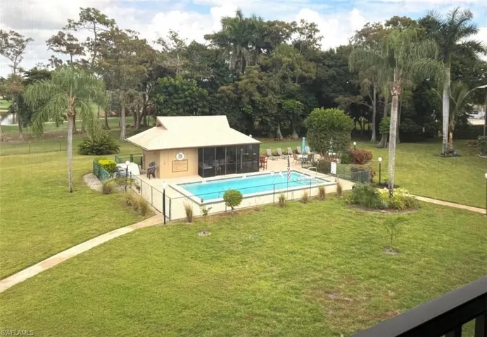 View from screened balcony.