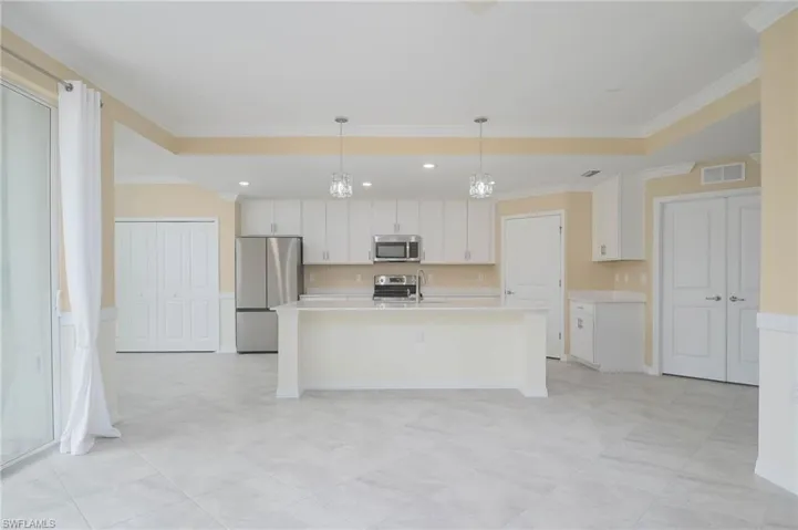 Kitchen from dining area