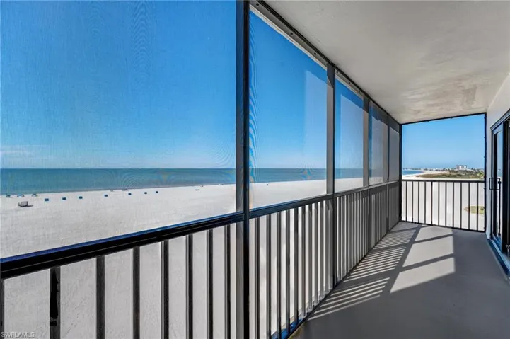 Double Balcony off the living room running the whole length of living room
