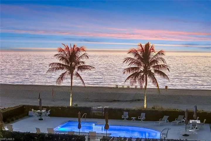 Pool Twilight Water view