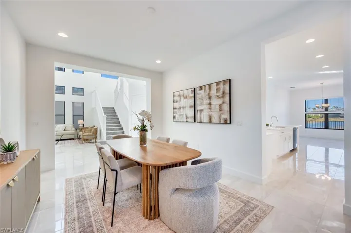 Spacious formal dining room