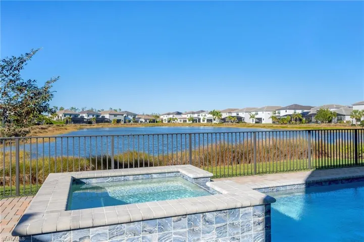Enjoy the spa and long lake views.