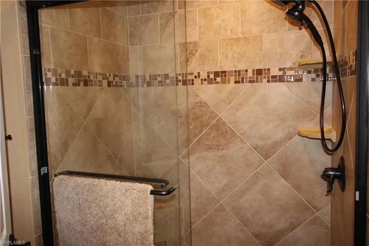 Walk in shower in masterbath