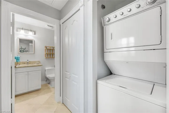 Laundry in residence for your convenience.