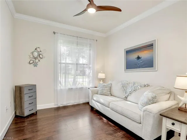 Wood floors in Guest BR