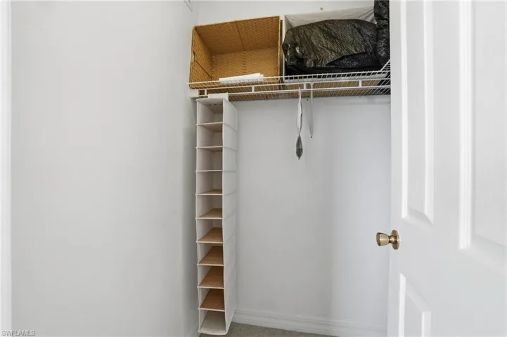 View of closet - Virtually Edited Image