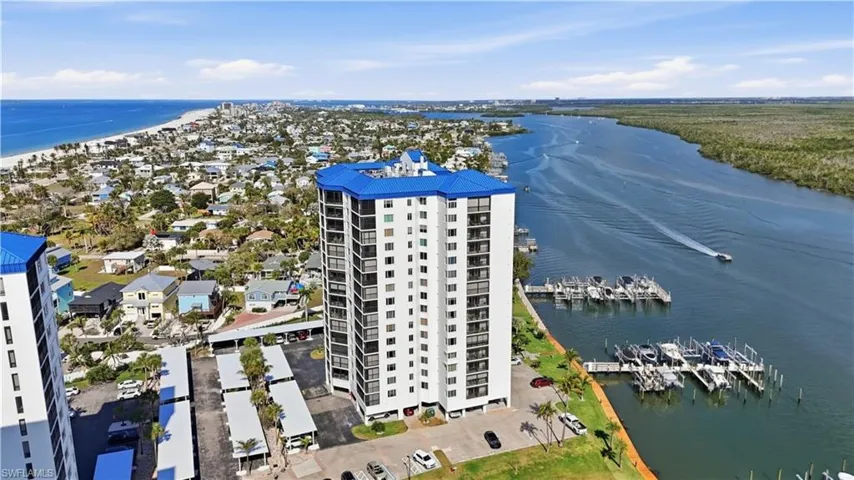 Aerial view of a nearby body of water - Virtually Edited Image