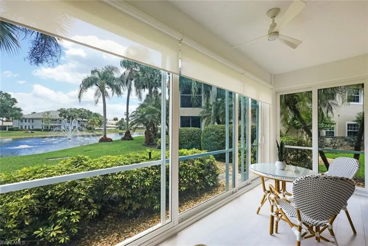 Screened & glassed-in lanai offering extra living space and beautiful views.