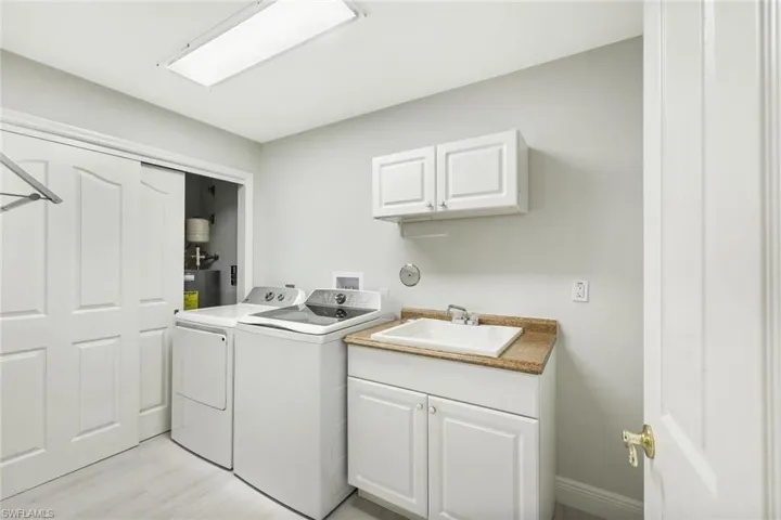 New washer & dryer.