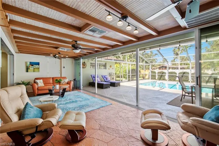 Enclosed sunroom/family room under AC