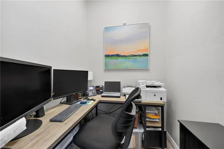 Office featuring baseboards