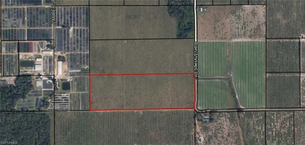 Map / location featuring property boundaries highlighted