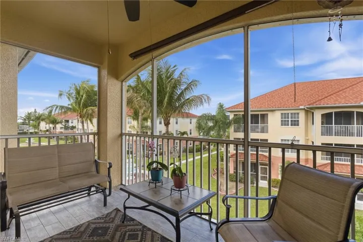 Screened in Balcony gives a nice cross breeze.