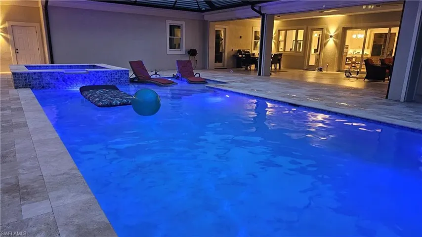 Night time lights.