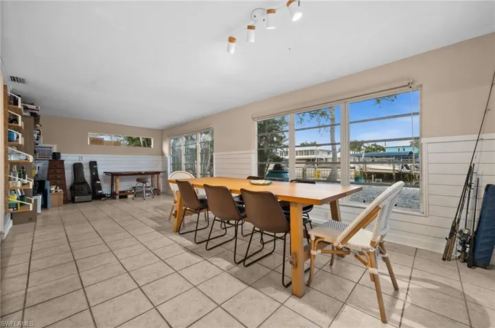 Florida Room Turned Dining Room