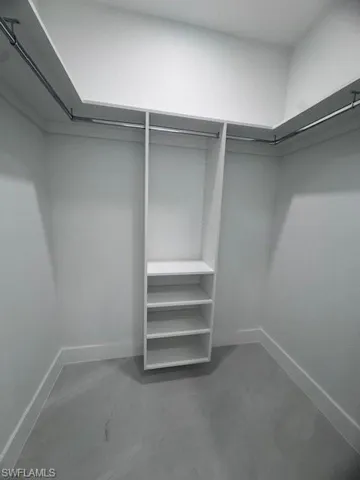 View of spacious closet