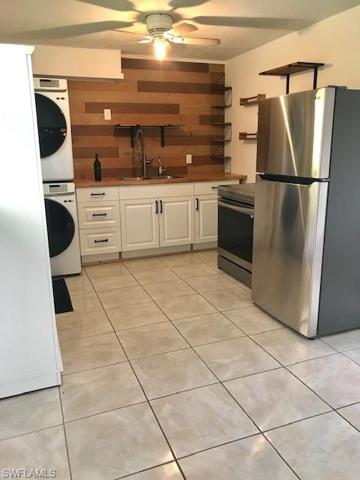 Washer and Dryer Installed Inside Home