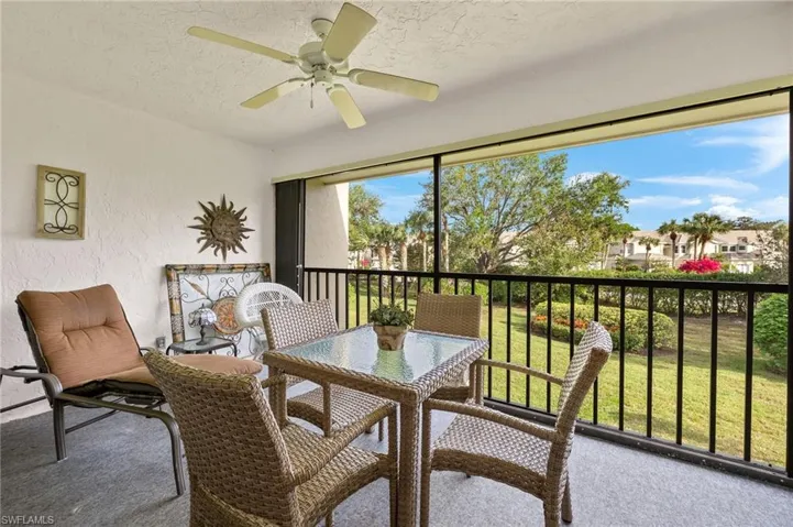 Beautiful view from the large back lanai (also has access to master bedroom)