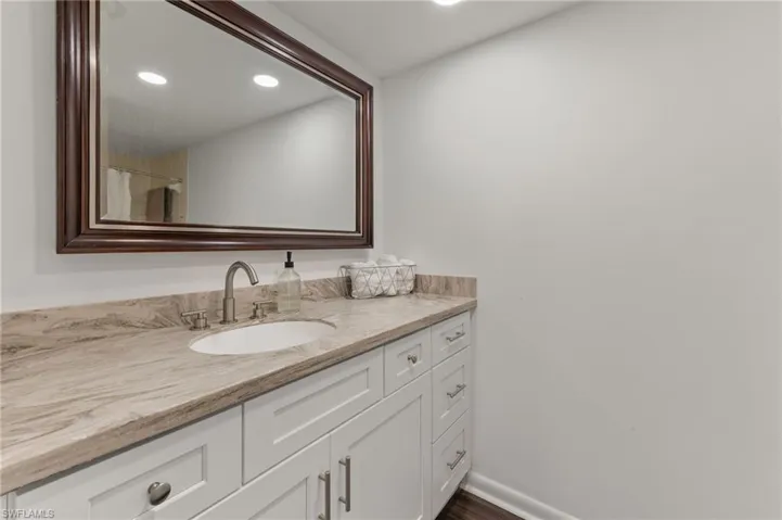 Newer cabinets and granite