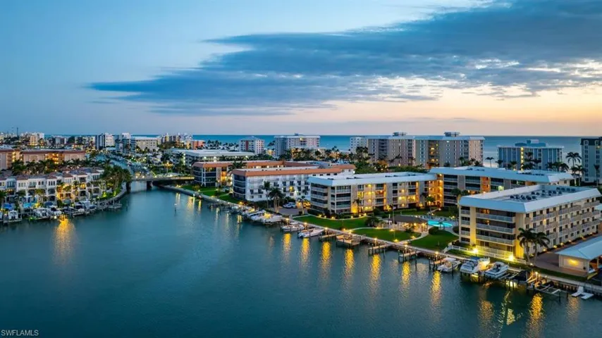 View of urban area with a nearby body of water
