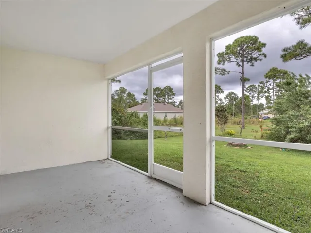View of unfurnished patio