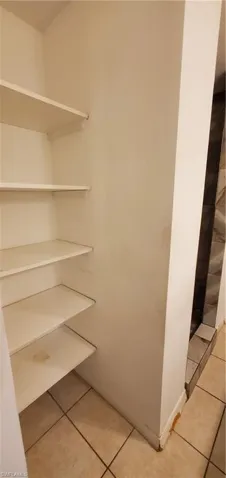 Master bedroom linen closet