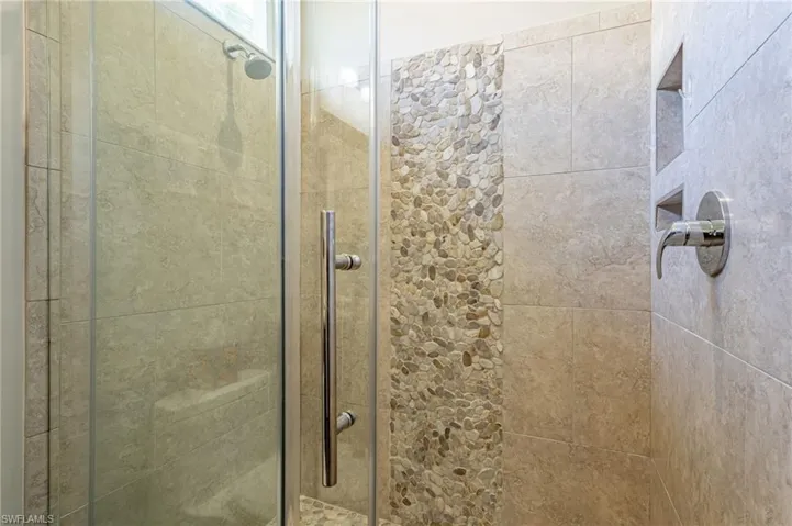 Master bathroom shower.