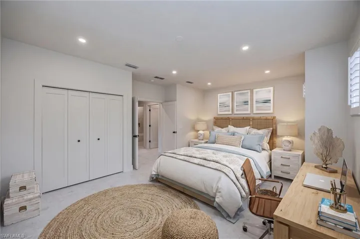 virtually staged 3rd large bedroom
