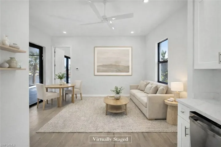 Virtually Staged Living area