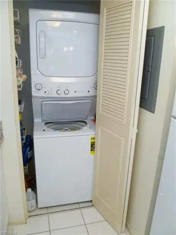 Washer & Dryer inside the unit