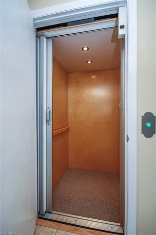 Private Elevator Servicing Main Living Area