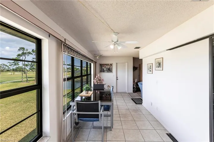 Lanai with impact windows